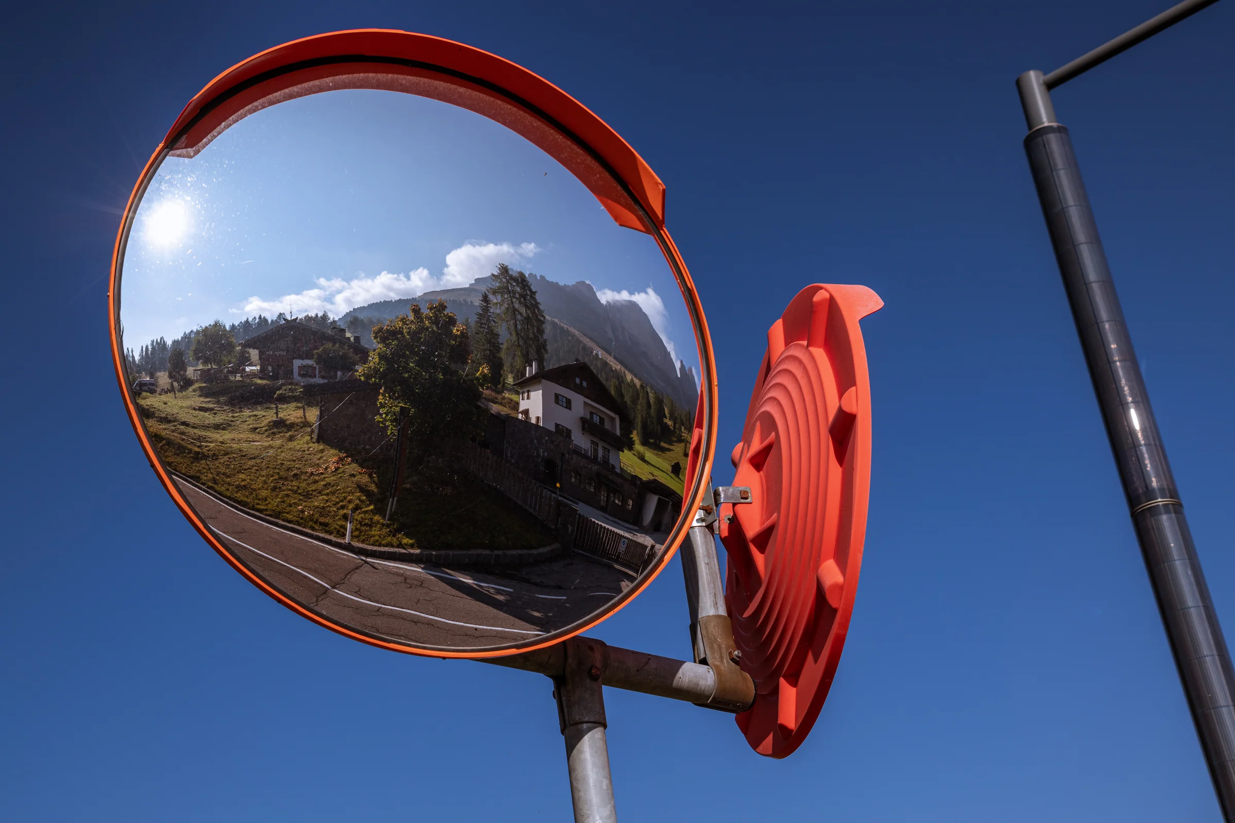 Rosengartenmassiv an der Route über den Karerpass