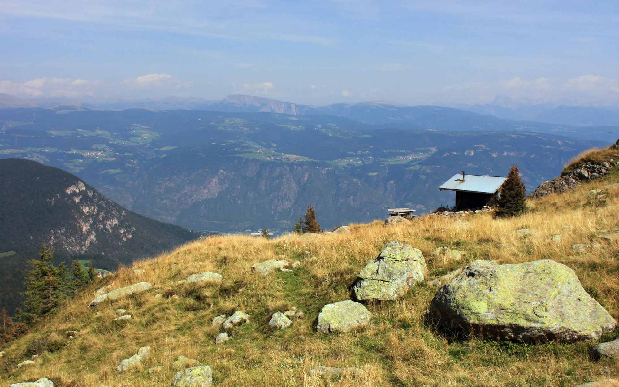 Berglandschaft zwischen Laugensee und Gampenpass