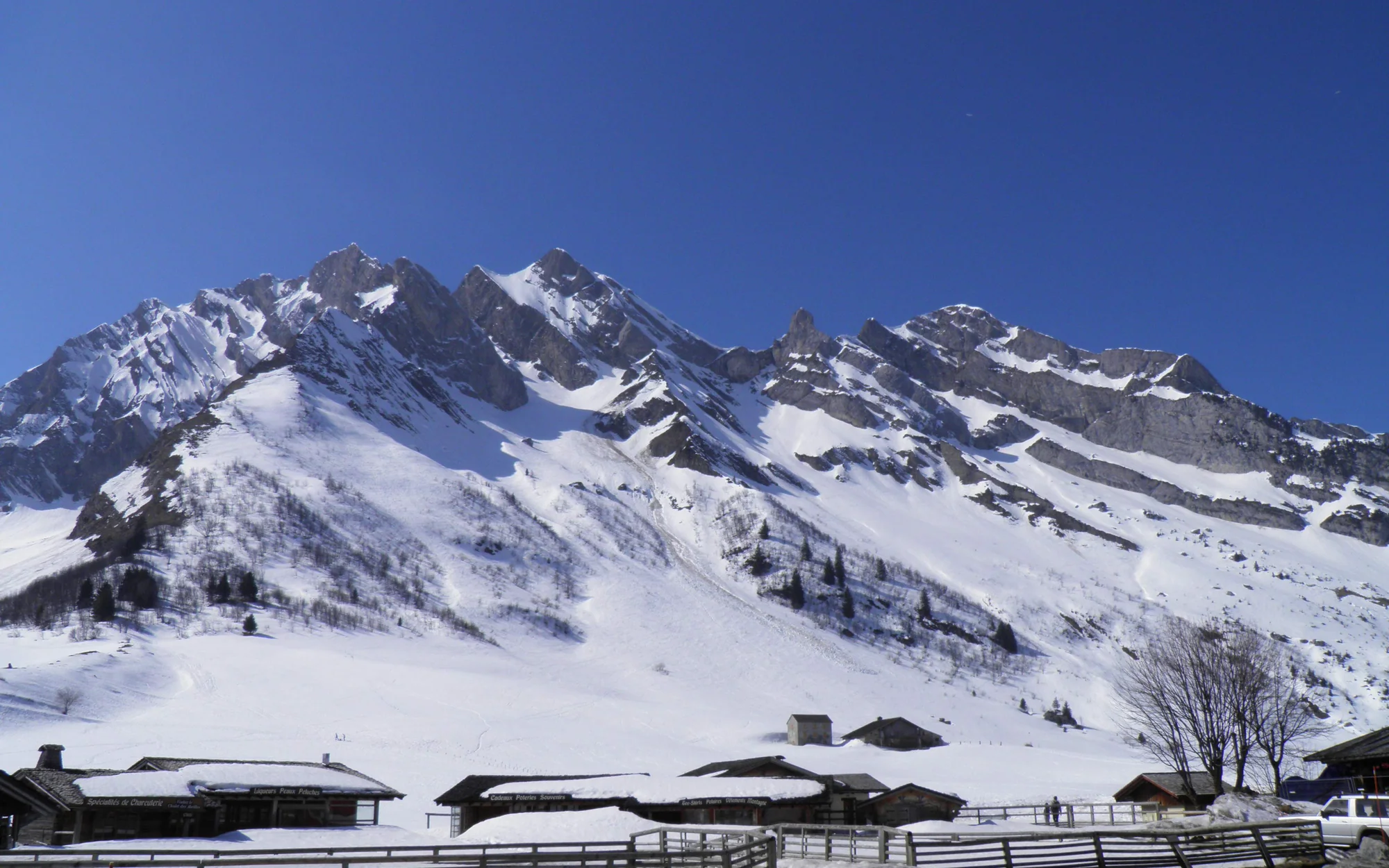 Col des Aravis auf der Route des Grandes Alpes