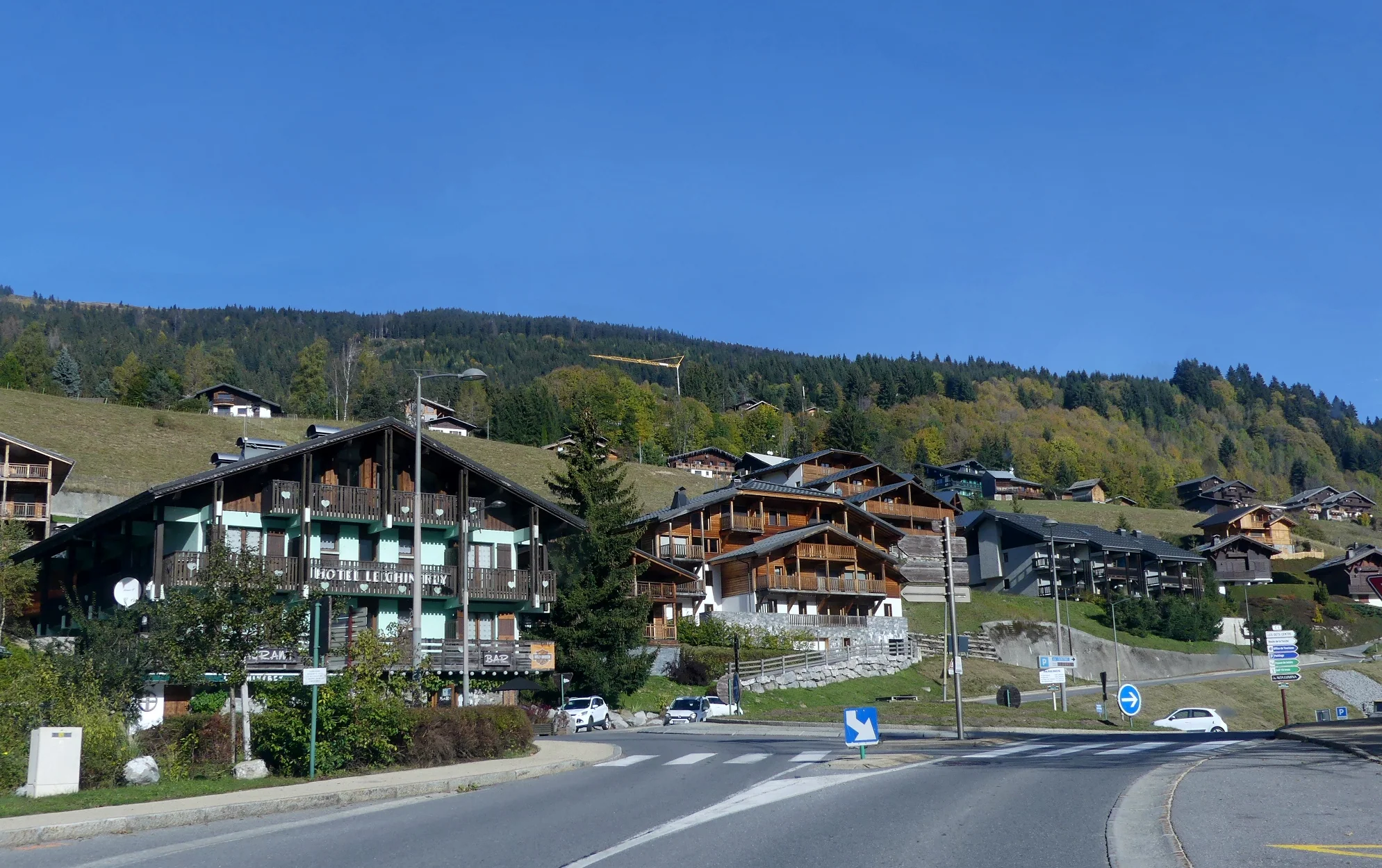 Col des Gets auf Tag 1 · Genfersee bis La Clusaz