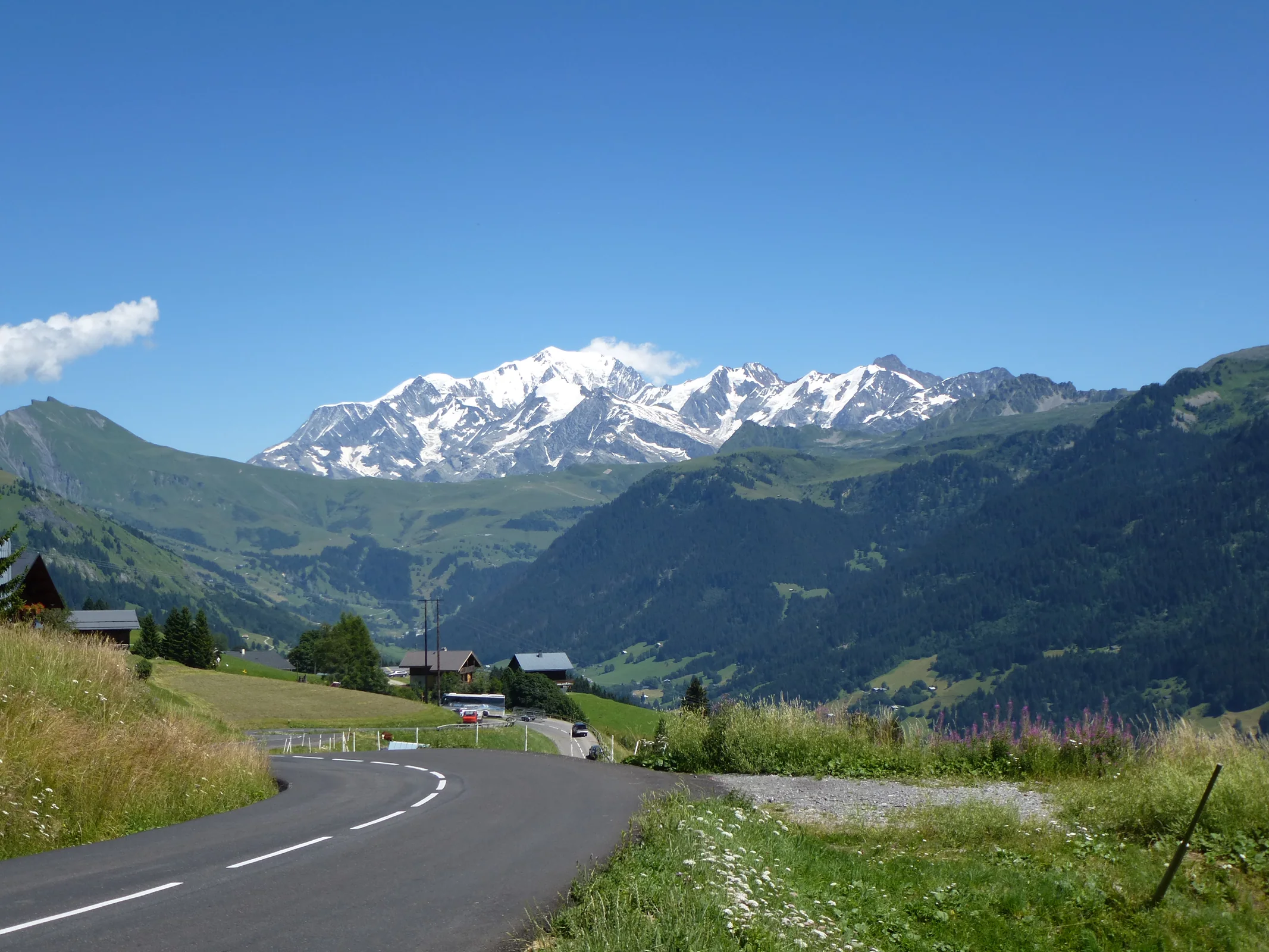Col des Saisies auf der Route des Grandes Alpes