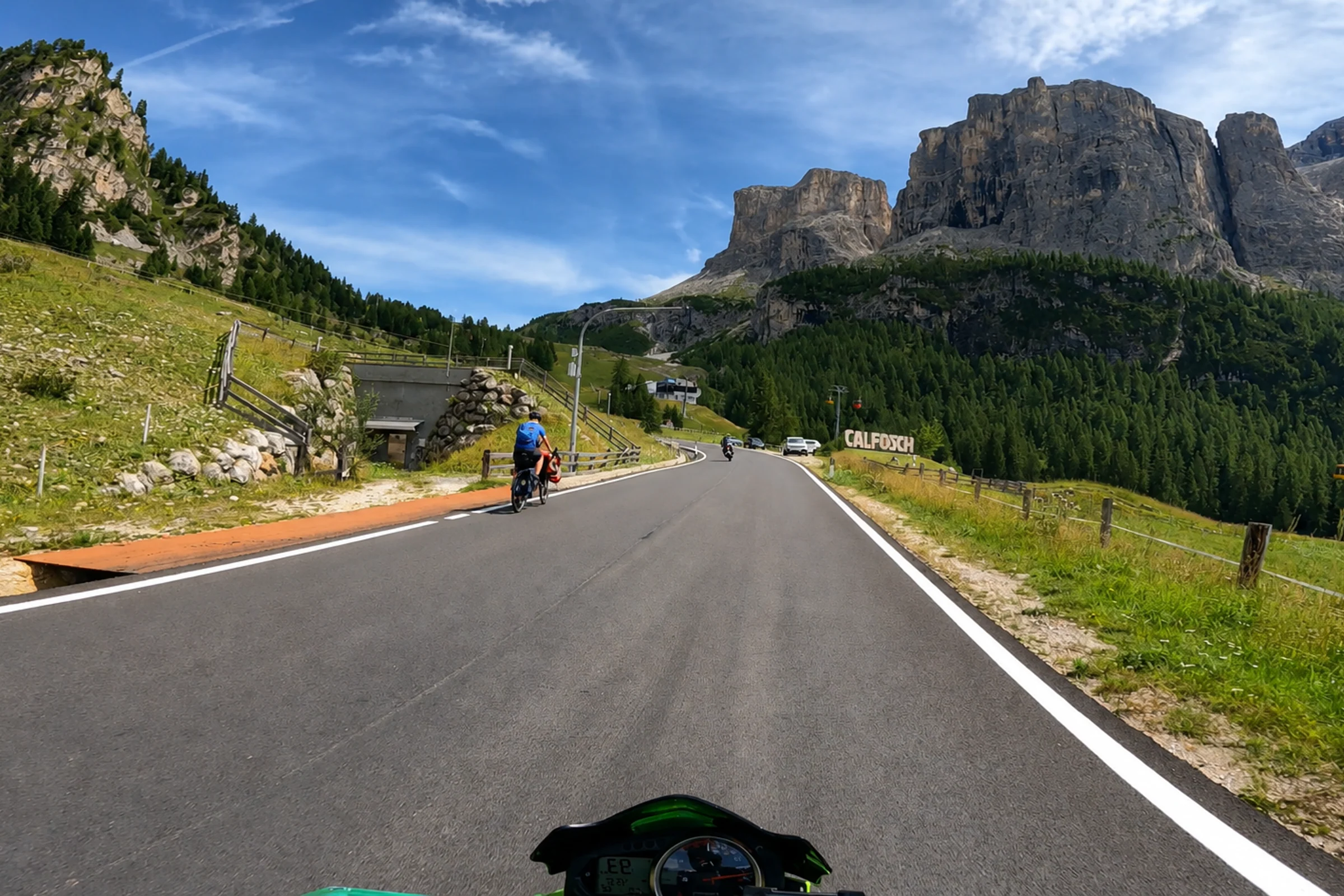 Passo Gardena / Grödner Joch – Fahrcharakter der Sellaronda