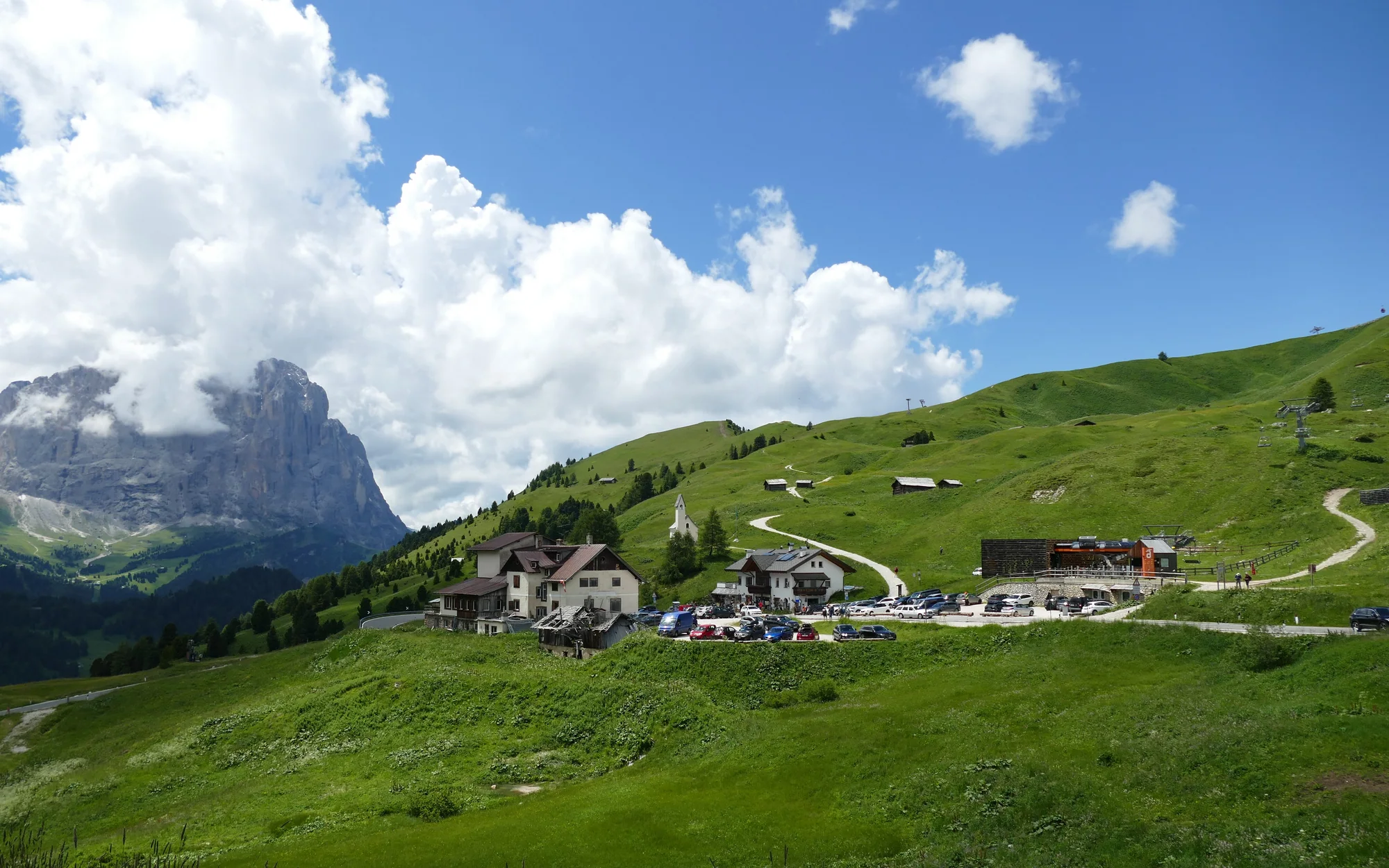 Passo Gardena / Grödner Joch auf der Sellaronda