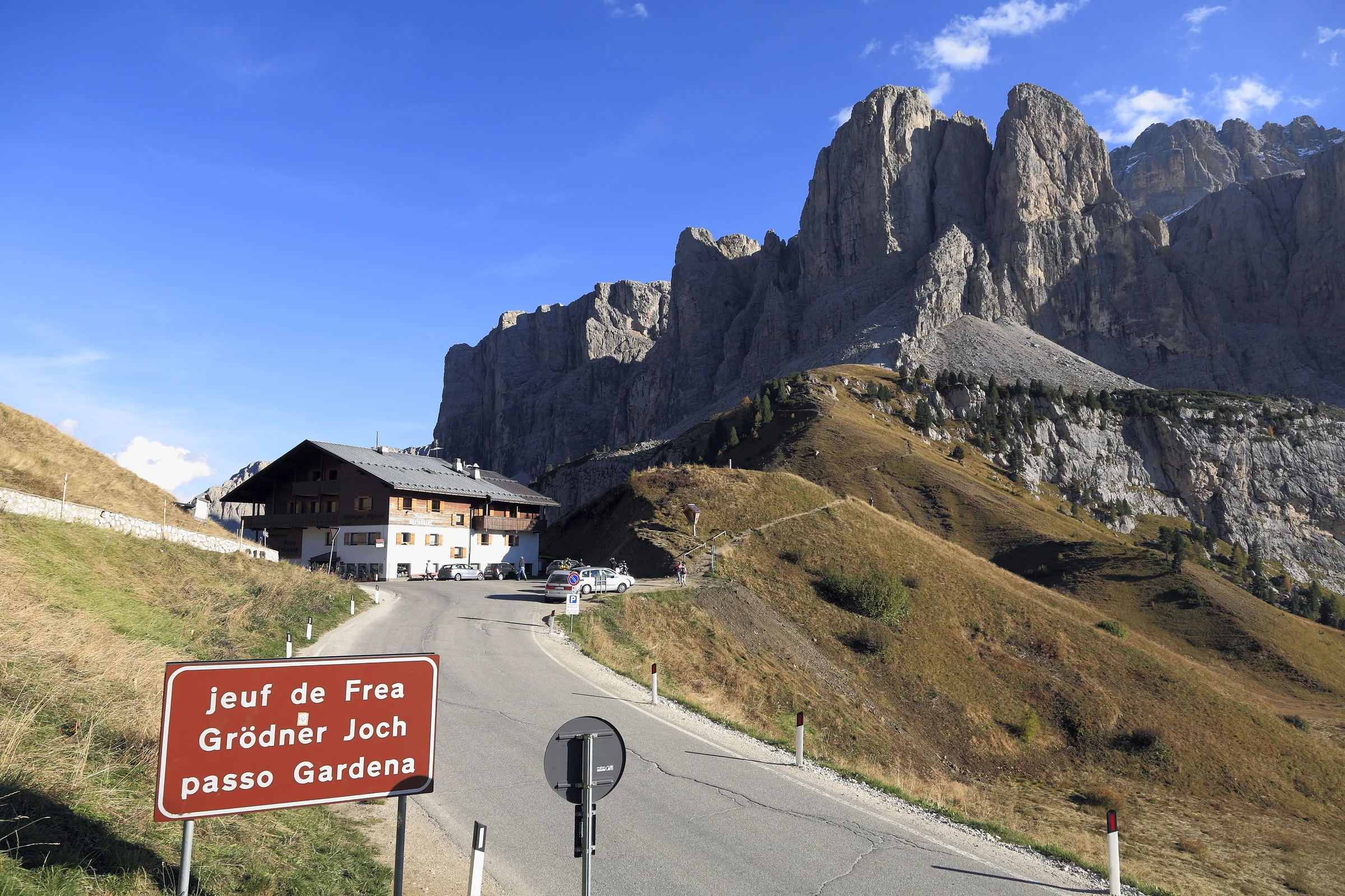 Passo Gardena / Grödner Joch auf der Sellaronda
