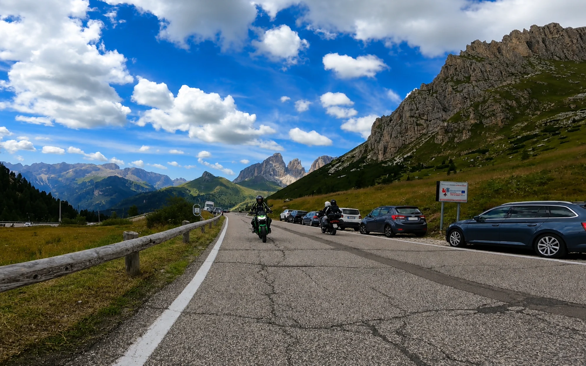 Passo Pordoi auf der Sellaronda