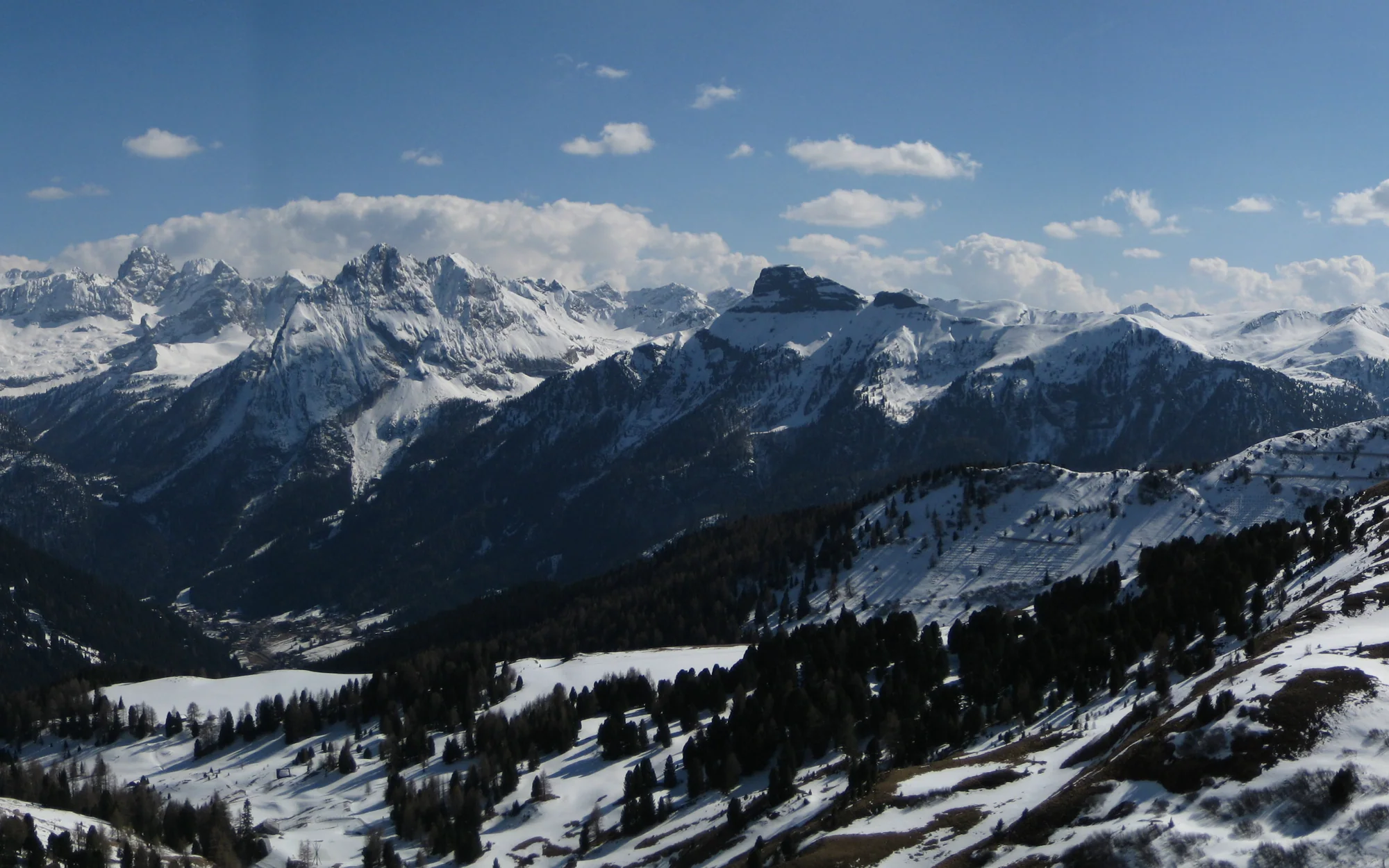 Passo Sella / Sellajoch auf der Sellaronda